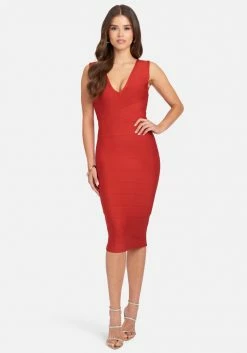 JUMP Bandage Dresses Bandage Midi Dress