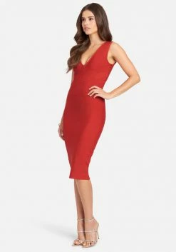 JUMP Bandage Dresses Bandage Midi Dress 8 JUMP Bandage Dresses Bandage Midi Dress
