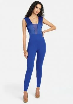JUMP Best Sellers Illusion Bodice Catsuit