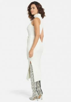 JUMP Clothing Cable Midi Sweater Dress