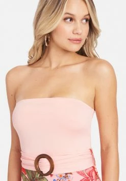 JUMP Belted Strapless Printed Midi 8 JUMP Belted Strapless Printed Midi