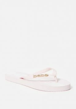 ZIGI Shoes Tierla Bebe Logo Flip Flops