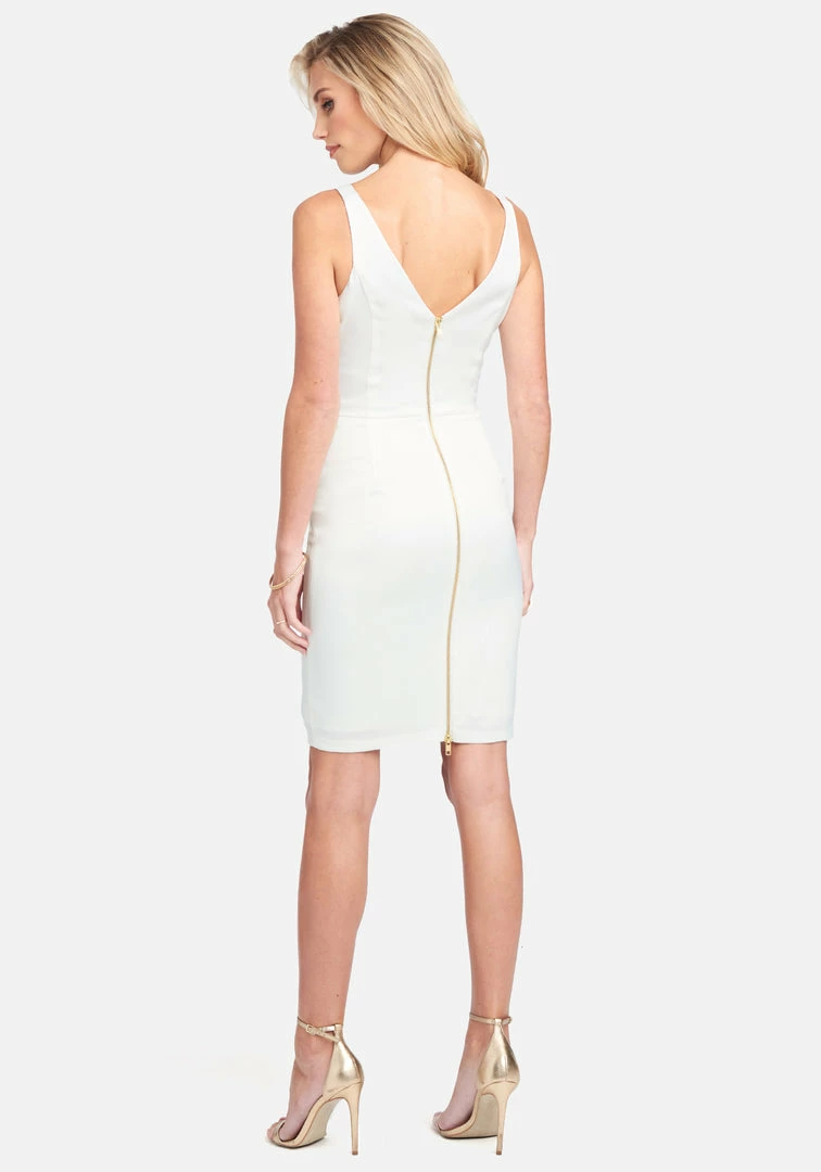 JUMP Bridal Zipper Back Detail Midi Dress 3 JUMP Bridal Zipper Back Detail Midi Dress