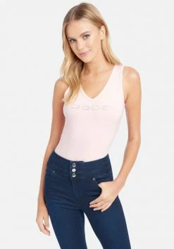 TC Crystal Logo V-Neck Tank Top