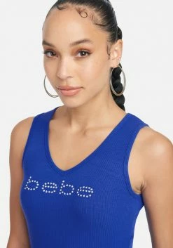TC Crystal Logo V-Neck Tank Top