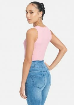 TC Crystal Logo V-Neck Tank Top