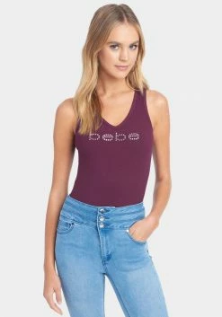 TC Crystal Logo V-Neck Tank Top