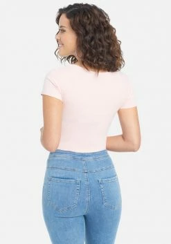 TC Crystal Logo Round Neck Short Sleeve Tee