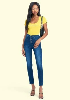 TC Crystal Logo Round Neck Short Sleeve Tee