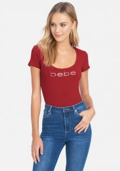 TC Crystal Logo Round Neck Short Sleeve Tee