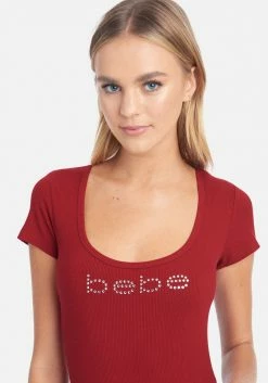 TC Crystal Logo Round Neck Short Sleeve Tee