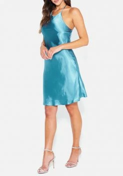 JUMP Charm Halter Neck Mini Dress