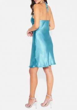 JUMP Charm Halter Neck Mini Dress