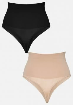 PPI Best Sellers 2 Pack Tummy Control Thong