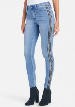 TC Bebe Logo Side Taping Jeans