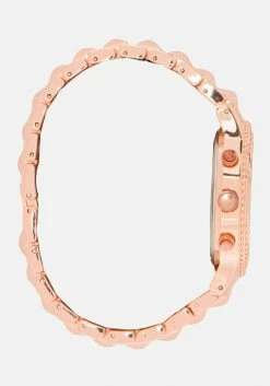 ACCUTIME Pyramid Link Bracelet Watch