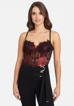 TC Best Sellers Metallic Foil Lace Bralette