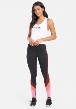 ONE STEP UP BOL Bebe Sport Color Block Legging Logo