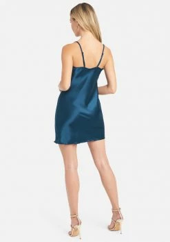 JUMP Bridal Satin Cowl Neck Slip Mini Dress 7 JUMP Bridal Satin Cowl Neck Slip Mini Dress