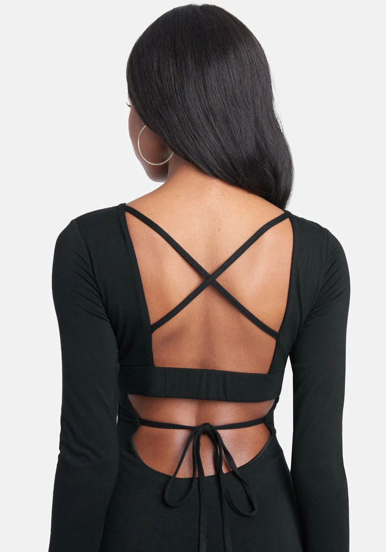 JUMP Open Back Ankle Dress 4 JUMP Open Back Ankle Dress