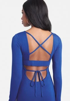 JUMP Clothing Open Back Ankle Dress 8 JUMP Clothing Open Back Ankle Dress