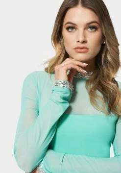 JUMP Embellished Mesh Dress Bridal