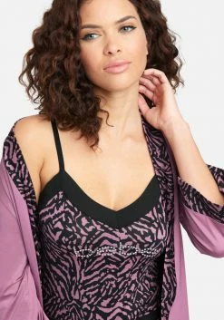 PPI Animal Print Short Robe Set