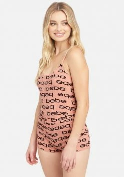 PPI Bebe Logo Cami Short Set Clothing
