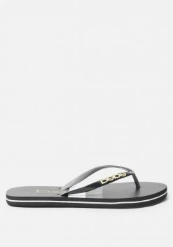 ZIGI Thora Bebe Logo Flip Flops