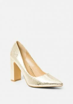 ZIGI Bridal Ariel Block Heel Pumps