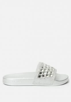 ZIGI Flashie Metallic Slides Shoes