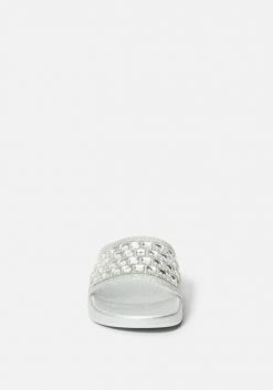 ZIGI Flashie Metallic Slides Shoes