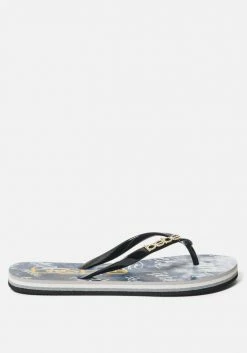 ZIGI Shoes Tamia Bebe Logo Flip Flops