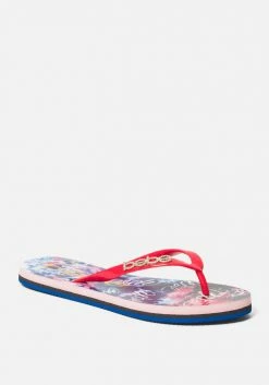ZIGI Tamia Bebe Logo Flip Flops