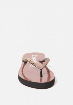 ZIGI Tracee Bebe Logo Flip Flops Shoes