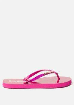 ZIGI Tracee Bebe Logo Flip Flops