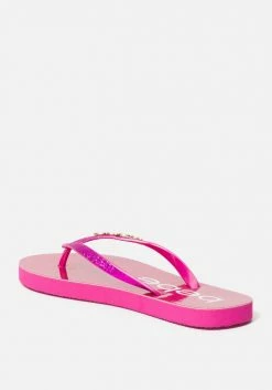 ZIGI Tracee Bebe Logo Flip Flops