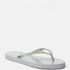 ZIGI Tracee Bebe Logo Flip Flops
