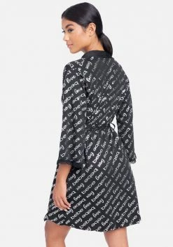 PPI 3 Piece Lace Trim Short & Robe Set Best Sellers