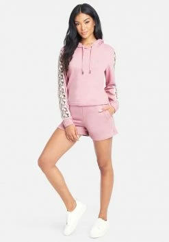 TC Bebe Logo French Terry Shorts