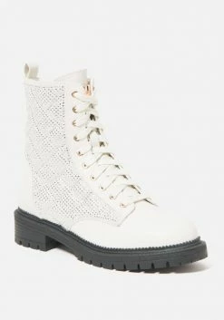 ZIGI Shoes Dorienne Lace Combat Boots