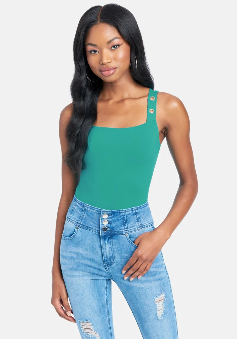 TC Ring Detail Strap Bodysuit Clothing 1 TC Ring Detail Strap Bodysuit Clothing