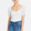 TC Clothing Sweetheart Puff Sleeve Top