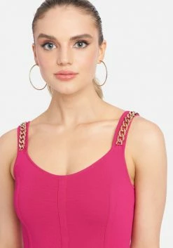 TC Clothing Chain Strap Bodycon Dress