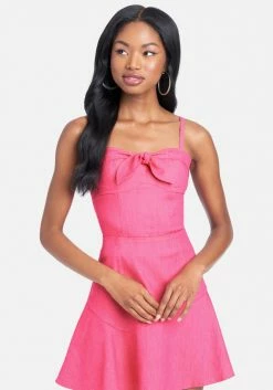 TC Clothing Fit & Flare Front Knot Top