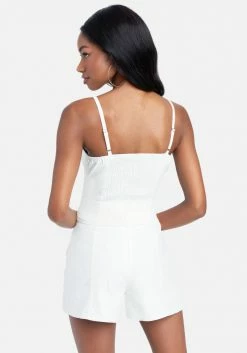 TC Clothing Fit & Flare Front Knot Top