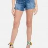 TC Asymmetric Button Denim Shorts Spring/Summer