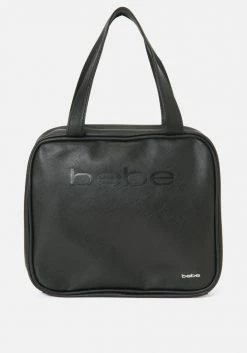 ASTOR Black Bebe Logo Cosmetic Bag