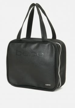 ASTOR Black Bebe Logo Cosmetic Bag