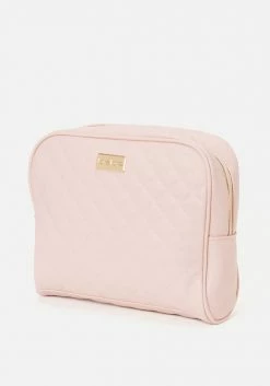 ASTOR Pink Quilted Cosmetic Bag Bridal